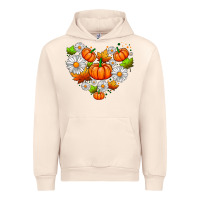 Sandshell pumpkin and daisies Urban Hoodie - AdoDesignShop