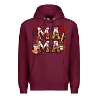 Burgundy baseball mama Premium Hoodie - Jasminsmagicworld