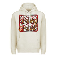 Oatmeal Heather baseball mama Premium Hoodie - Jasminsmagicworld
