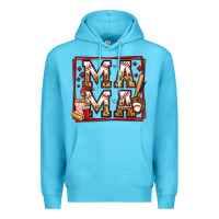 Ocean Blue baseball mama Premium Hoodie - Jasminsmagicworld