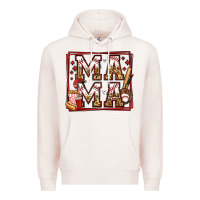 Pale Pink baseball mama Premium Hoodie - Jasminsmagicworld