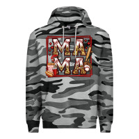 Slate Camo baseball mama Premium Hoodie - Jasminsmagicworld