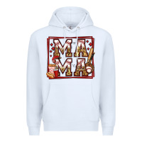 White baseball mama Premium Hoodie - Jasminsmagicworld