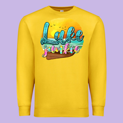 Lake Junkie Premium Sweatshirt Designed By Texasbilliewilder