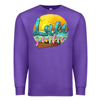Purple lake junkie Premium Sweatshirt - texasbilliewilder