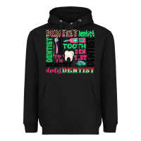 Black dentist tooth Heavyweight Hoodie - texasbilliewilder