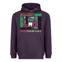 Plum dentist tooth Heavyweight Hoodie - texasbilliewilder