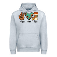Heather Grey peace love fall Urban Hoodie - JahusDesignShop