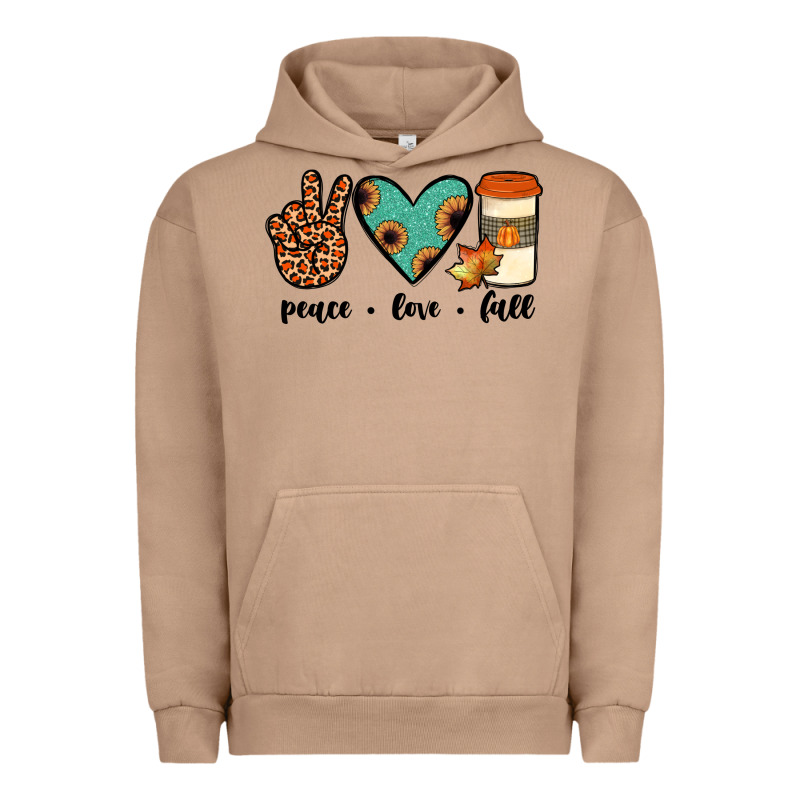 Peace Love Fall Urban Hoodie by JahusDesignShop | Teevron