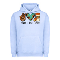Pigment Grape Ice peace love fall Urban Hoodie - JahusDesignShop