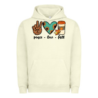 Pigment Pistachio peace love fall Urban Hoodie - JahusDesignShop