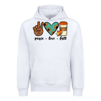 White peace love fall Urban Hoodie - JahusDesignShop