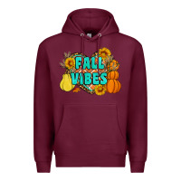 Burgundy fall vibes Premium Hoodie - Artiststas