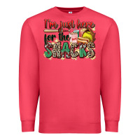 Cardinal i'm just here for the snacks softball Premium Sweatshirt - Zillion Design Studio