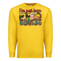Lemon i'm just here for the snacks softball Premium Sweatshirt - Zillion Design Studio