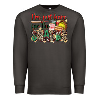 Smoke i'm just here for the snacks softball Premium Sweatshirt - Zillion Design Studio