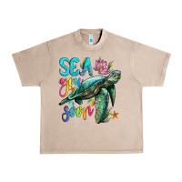 French Oak sea you soon with sea turtle Urban Heavy Tee - Artiststas