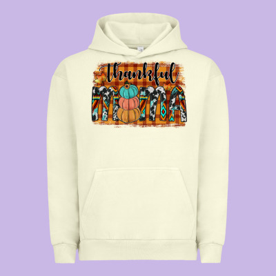 Thankful Mama Urban Hoodie Designed By Jahusdesignshop