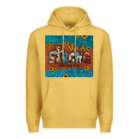 Antique Gold she is strong Premium Hoodie - JahusDesignShop