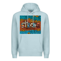 Blue Mist she is strong Premium Hoodie - JahusDesignShop