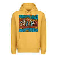 Mustard she is strong Premium Hoodie - JahusDesignShop