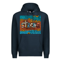 Navy she is strong Premium Hoodie - JahusDesignShop
