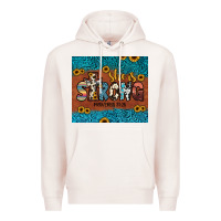 Pale Pink she is strong Premium Hoodie - JahusDesignShop