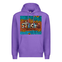 Purple she is strong Premium Hoodie - JahusDesignShop
