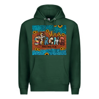 Sports Green she is strong Premium Hoodie - JahusDesignShop