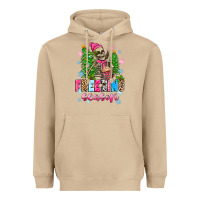 Mushroom freezing season skeleton Heavyweight Hoodie - Zillion Design Studio
