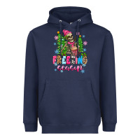 Navy freezing season skeleton Heavyweight Hoodie - Zillion Design Studio