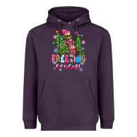 Plum freezing season skeleton Heavyweight Hoodie - Zillion Design Studio