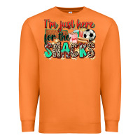 Carrot i'm just here for the snacks soccer Premium Sweatshirt - Zillion Design Studio