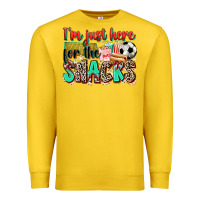 Lemon i'm just here for the snacks soccer Premium Sweatshirt - Zillion Design Studio