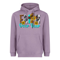 Lavender faith over fear Heavyweight Hoodie - texasbilliewilder
