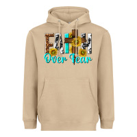 Mushroom faith over fear Heavyweight Hoodie - texasbilliewilder
