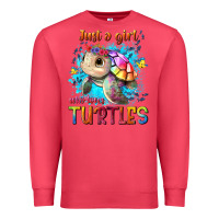 Cardinal just a girl who loves turtles Premium Sweatshirt - texasbilliewilder