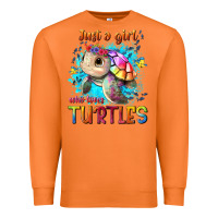 Carrot just a girl who loves turtles Premium Sweatshirt - texasbilliewilder
