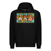 Black western fall gnomes sippy cup Premium Hoodie - Artiststas
