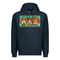Navy western fall gnomes sippy cup Premium Hoodie - Artiststas