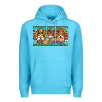 Ocean Blue western fall gnomes sippy cup Premium Hoodie - Artiststas