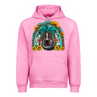 Fuchsia Pink western pitbull rainbow Urban Hoodie - Artiststas