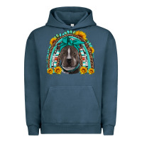 Pigment Midnight Navy western pitbull rainbow Urban Hoodie - Artiststas
