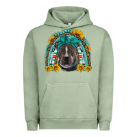 Pigment Oil Green western pitbull rainbow Urban Hoodie - Artiststas