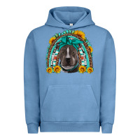 Pigment Pebble Blue western pitbull rainbow Urban Hoodie - Artiststas