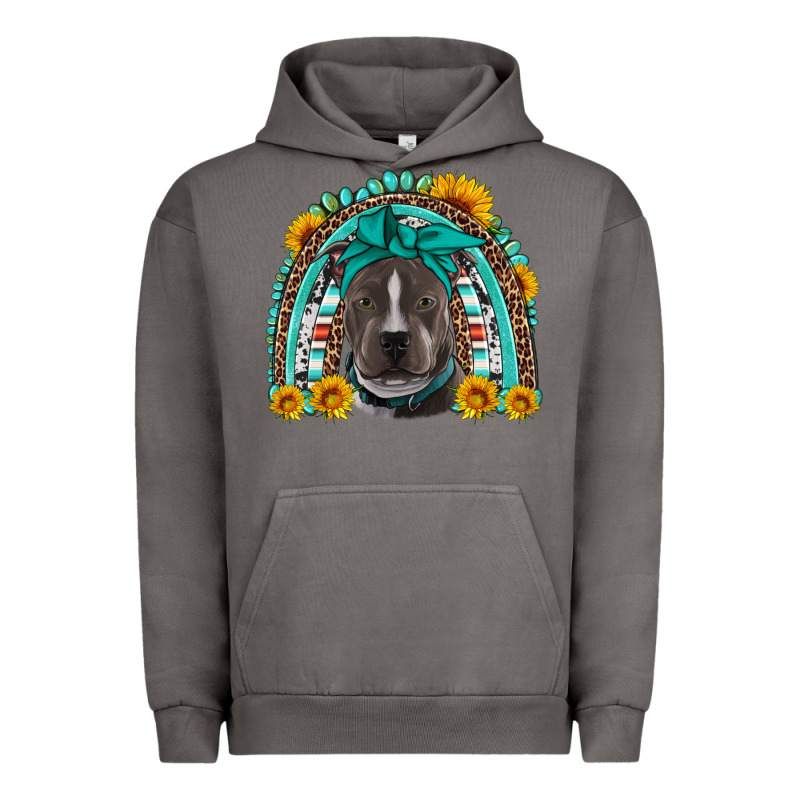 Western Pitbull Rainbow Urban Hoodie by Artiststas | Teevron