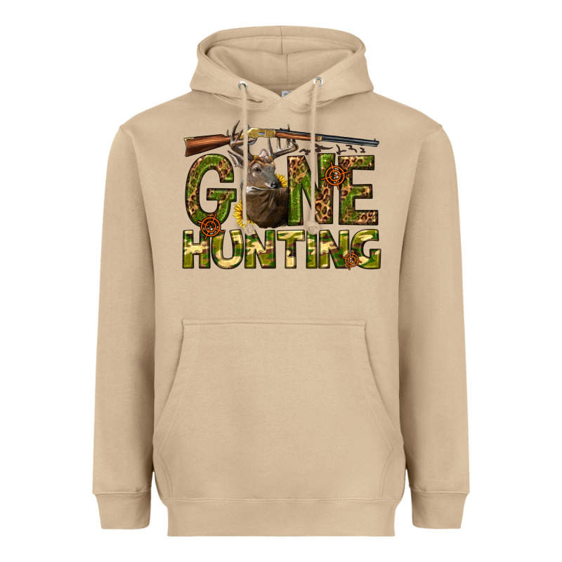 Gone Hunting Western Heavyweight Hoodie by texasbilliewilder | Teevron