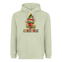 Matcha book christmas tree merry christmas Heavyweight Hoodie - Zillion Design Studio