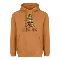 Meerkat book christmas tree merry christmas Heavyweight Hoodie - Zillion Design Studio