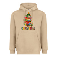 Mushroom book christmas tree merry christmas Heavyweight Hoodie - Zillion Design Studio